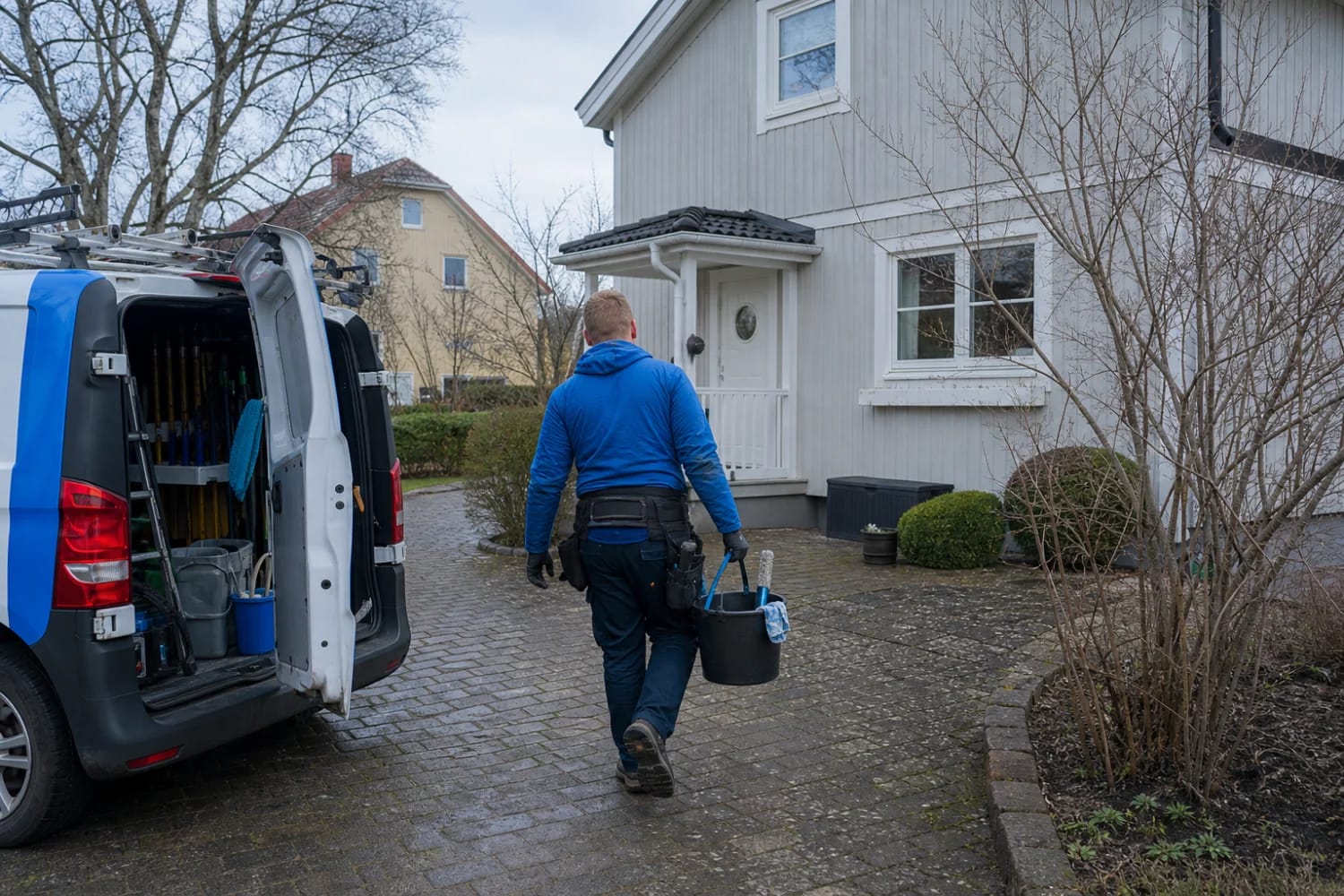 Glasklart utför återkommande fönsterputs hos kund